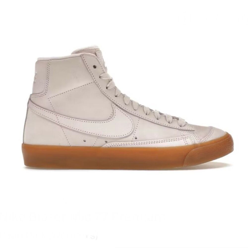 NIKE | Blazer Mid 77 Premium Pearl Pink High Top Blush Pink‎ Gum Sole | Size 8